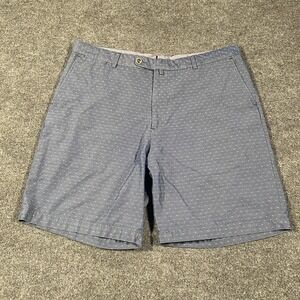 Peter Millar Golf Shorts Mens Size 38 Polka Dot Print Retro Style Cotton Casual